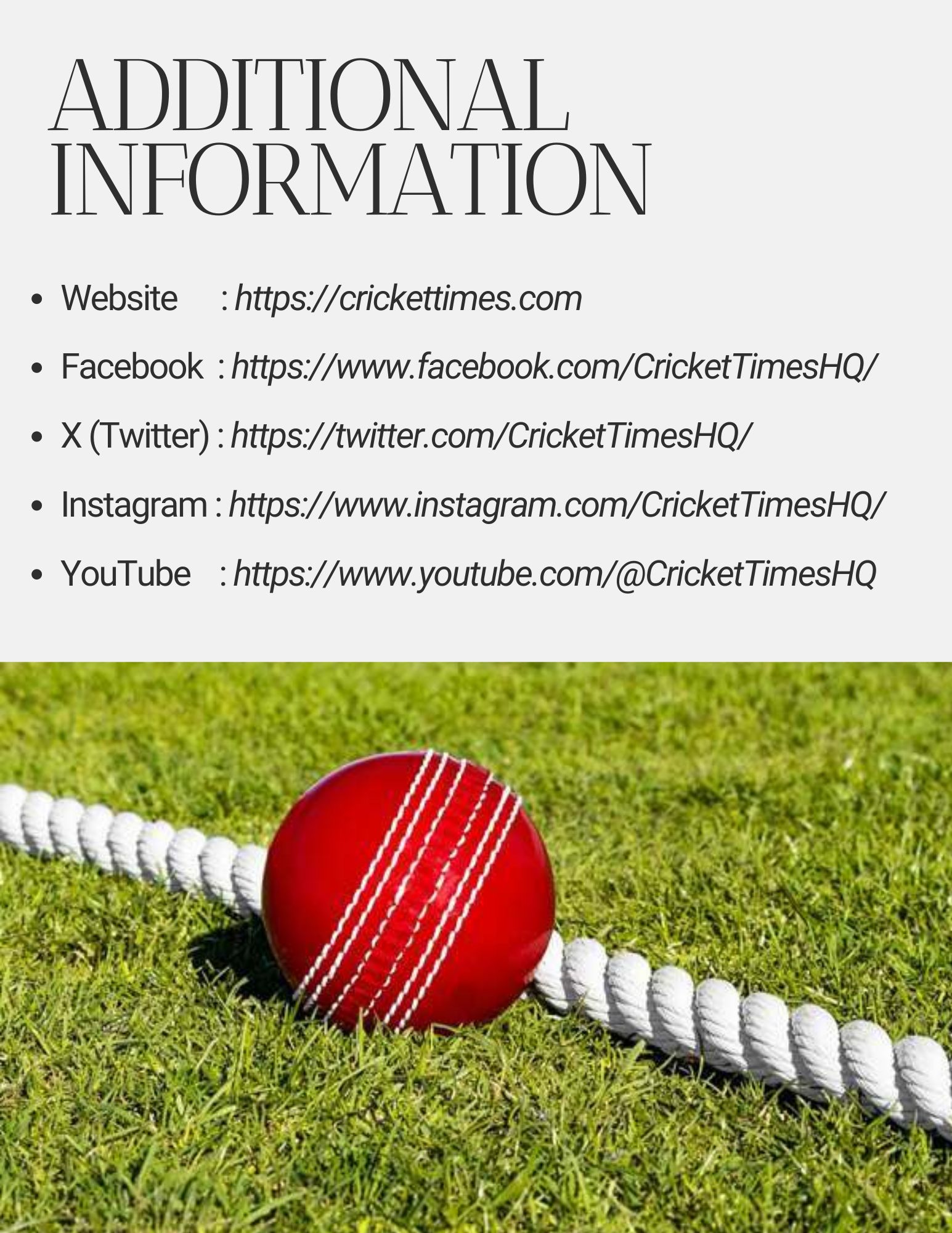 Cricket Times - Media Kit - Page 