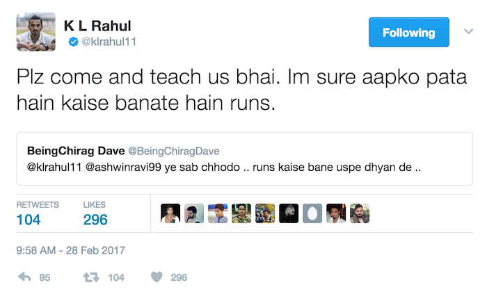 KL rahul tweet 2