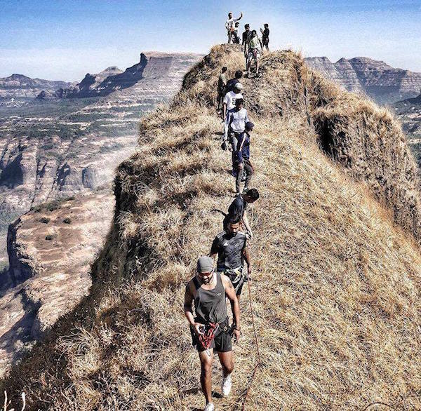 Team India trekking
