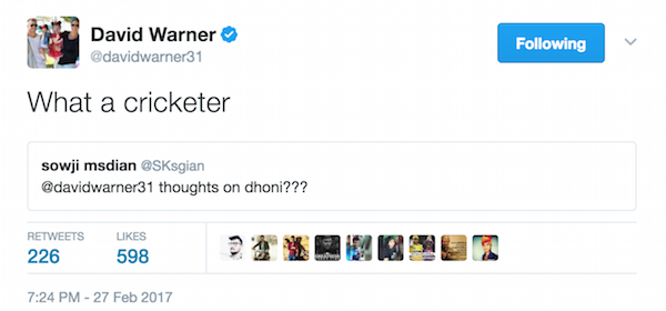 David Warner 2