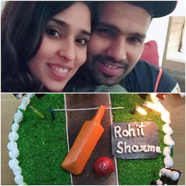 Rohit Sharma and Ritika Sajdeh