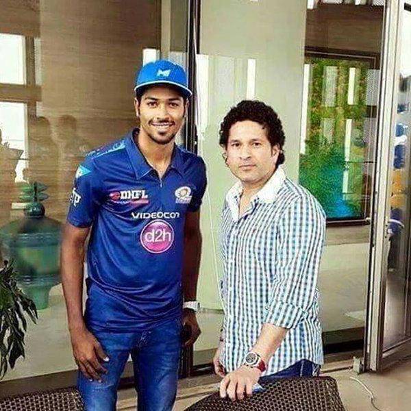 Hardik Pandya, Sachin Tendulkar