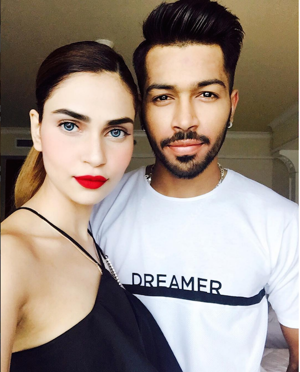 Hardik Pandya and Lisa Sharma 3