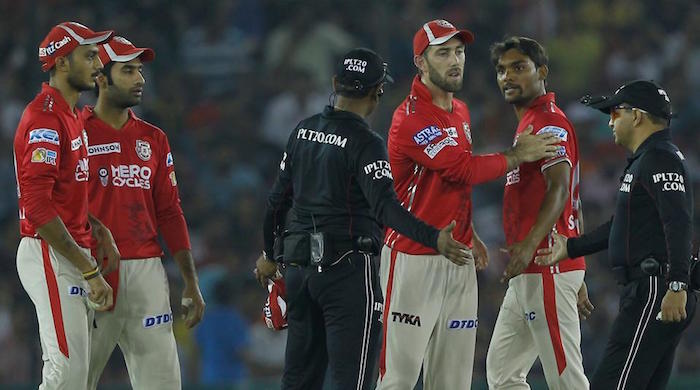 Sandeep Sharma and Glenn Maxwell