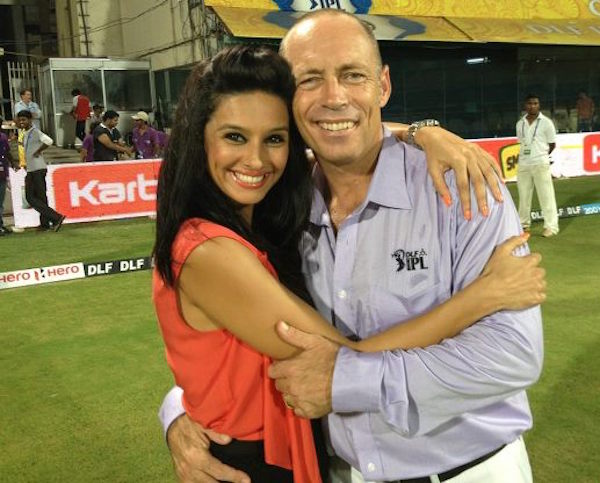 Shibani Dandekar and Danny Morrison