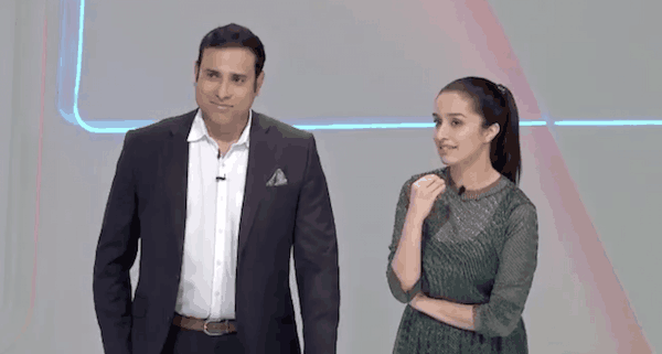 VVS Laxman, Shraddha Kapoor