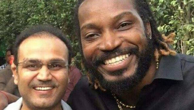 Virender Sehwag, Chris Gayle