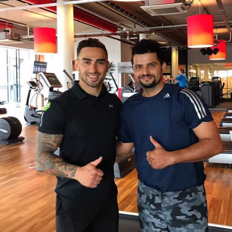 Suresh Raina in Amsterdam