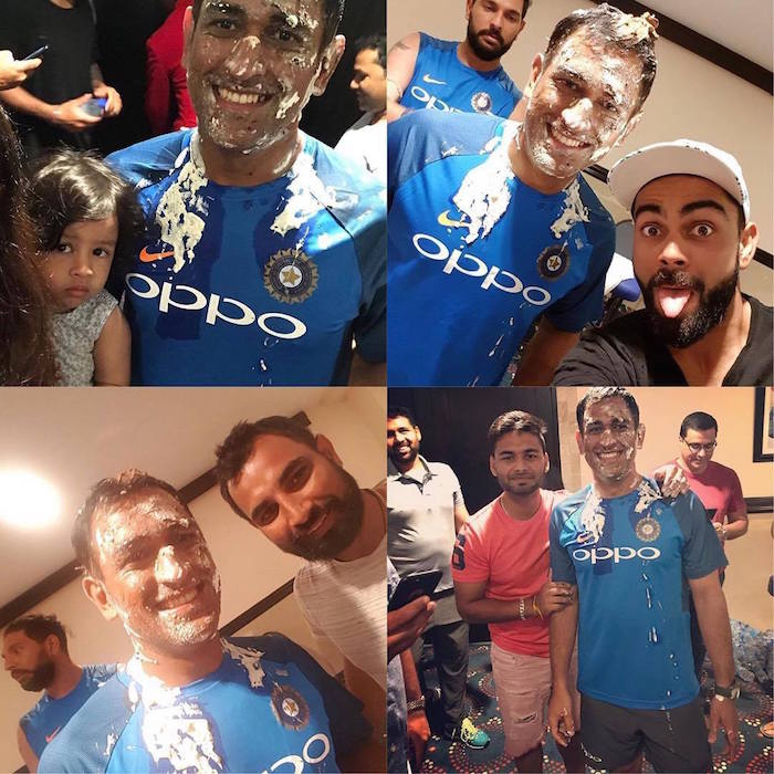 MS Dhoni birthday celebration