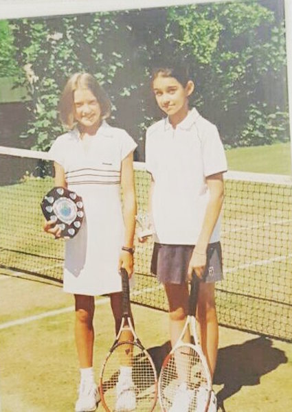 Sarah Taylor with Elisa Tigs