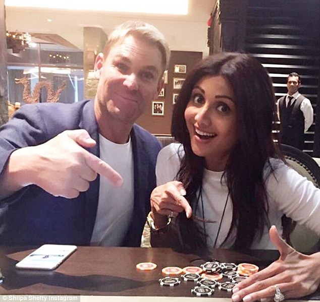 Shane Warne, Shilpa Shetty