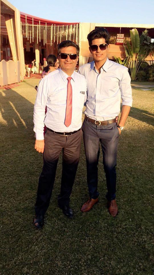 Shubnam Gill with his father