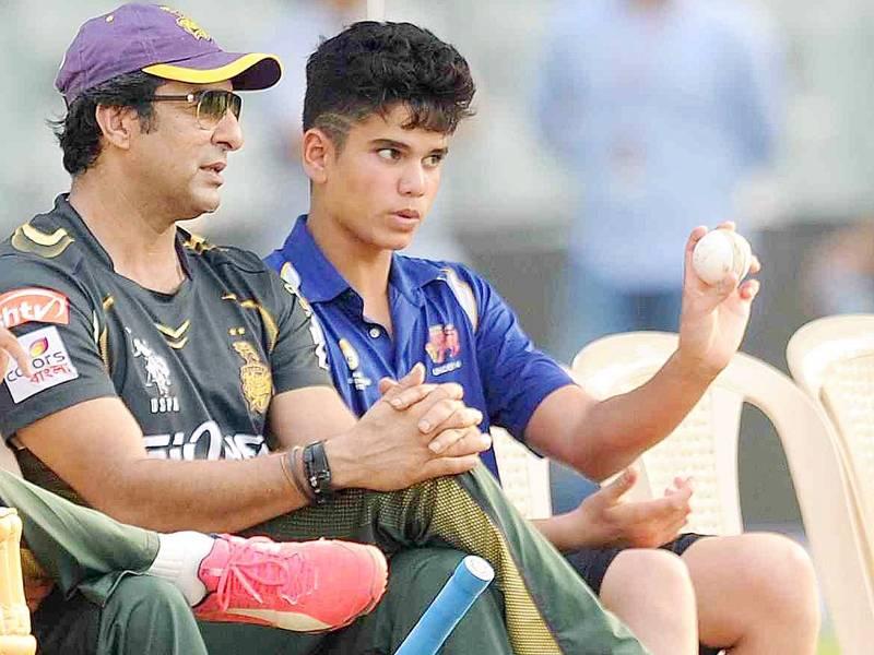 Wasim Akram, Arjun Tendulkar
