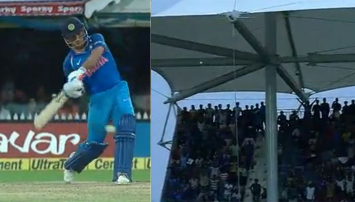 MS Dhoni Six off James Faulkner