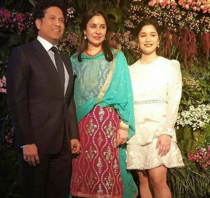 Sachin, Anjali, Sara Tendulkar