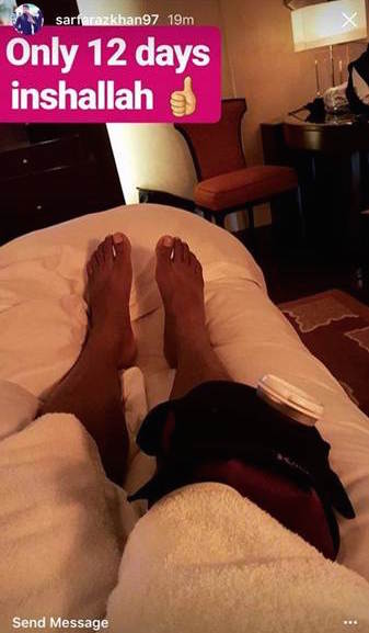 Sarfaraz-Khan leg operation