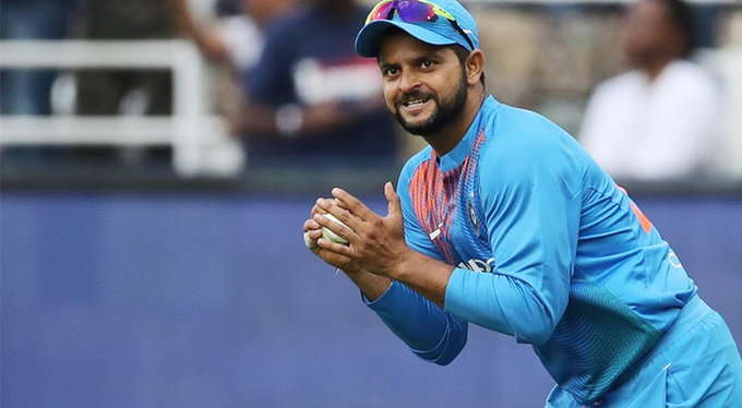 Suresh Raina catch