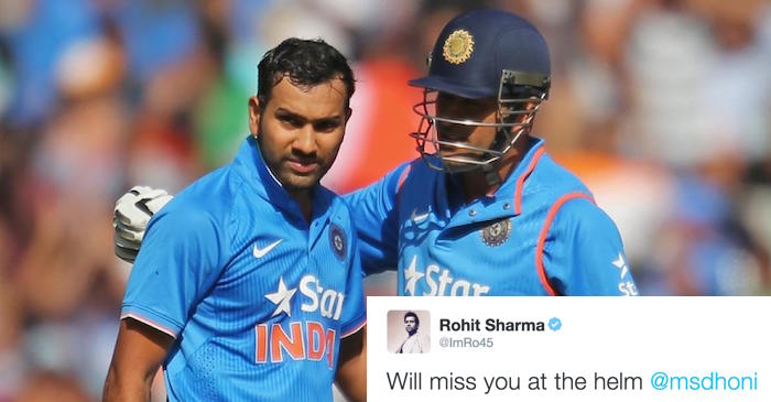 Cricket fraternity reacts to MS Dhoni stepping down from ODI and T20I captaincy
