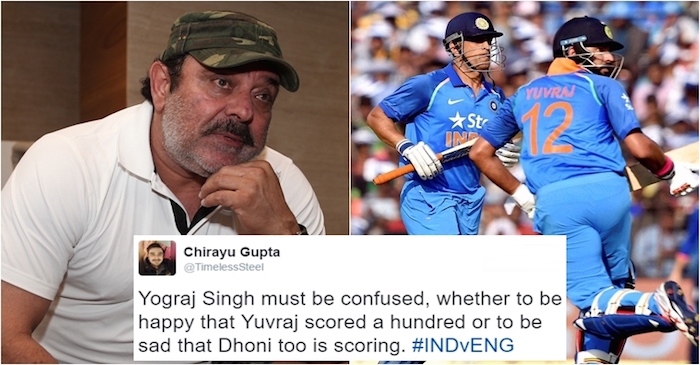 Twitteratis’ once again trolled Yograj Singh after Yuvraj-Dhoni show helped India beat England at Cuttack