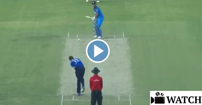 WATCH: After being denied by the camera, MS Dhoni smashes the next ball for a six