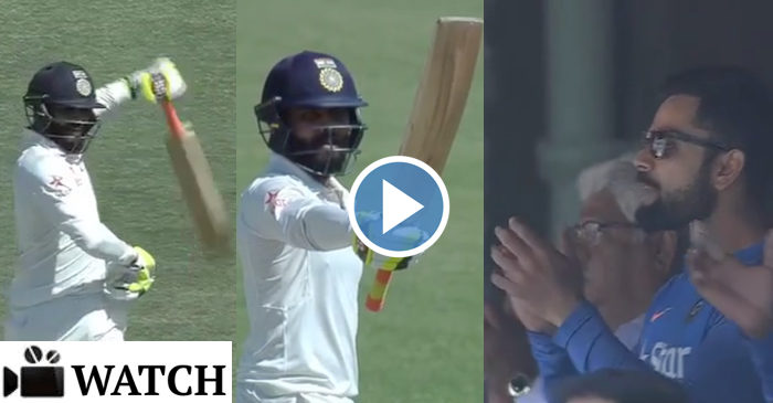 WATCH: Ravindra Jadeja’s sword celebration in the first innings of the Dharamsala Test