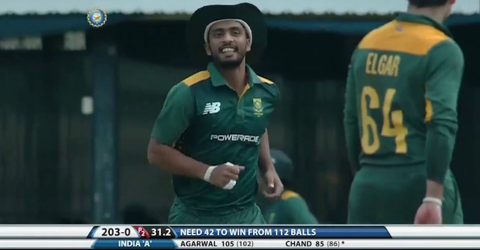 WATCH: When Mandeep Singh took the field for South Africa A against India A