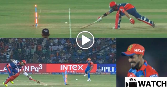 WATCH: Ravindra Jadeja strikes twice to run-out Marlon Samuels and Corey Anderson