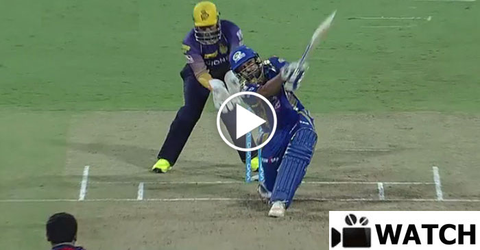 WATCH: Rohit Sharma’s mighty SIX on Piyush Chawla’s bowling in IPL 2017 Qualifier 2