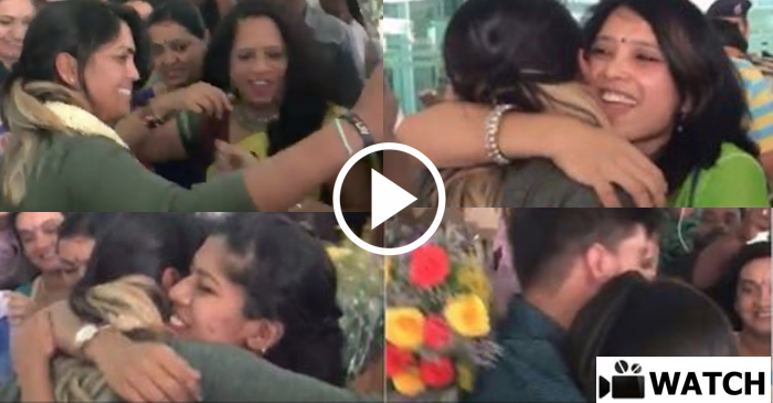 WATCH: Veda Krishnamurthy receives a warm welcome on her return to Karnataka