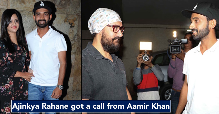 Ajinkya Rahane opens up about his first experience while speaking to Aamir Khan