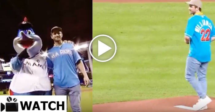 WATCH: New Zealand captain Kane Williamson shows baseball ability in Miami