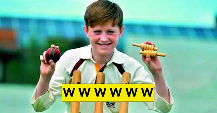 Luke Robinson takes six wickets in an over