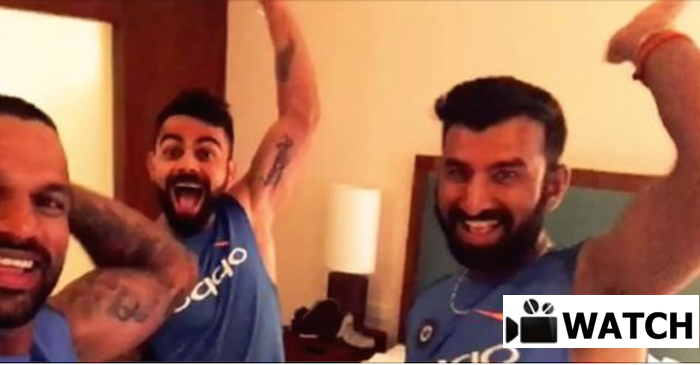 WATCH: Shikhar Dhawan, Virat Kohli and Cheteshwar Pujara celebrate Friendship Day