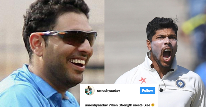 Yuvraj Singh trolls Umesh Yadav on social media