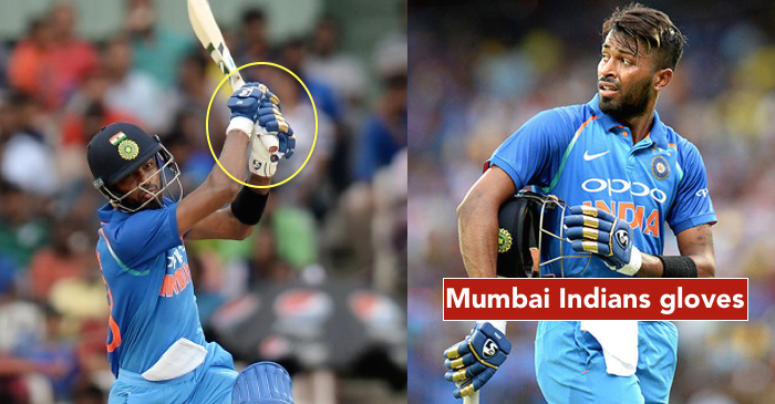Here’s the reason why Hardik Pandya was wearing Mumbai Indians’ gloves in the first ODI against Australia