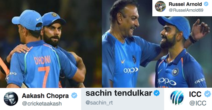 Cricketing World reacts as India whitewash Sri Lanka 5-0 in ODI’s
