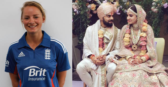 Twitterati have fun after Danielle Wyatt congratulates Virat Kohli, Anushka Sharma on their wedding