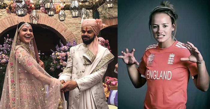Danielle Wyatt congratulates Virat Kohli, Anushka Sharma on their wedding