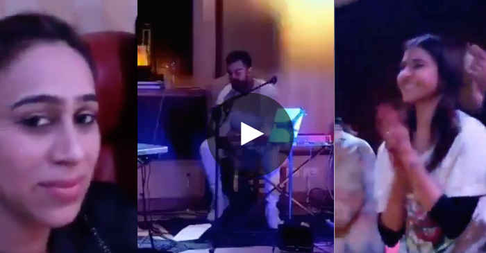 VIDEO: Virat Kohli singing a song for Anushka Sharma during their wedding function