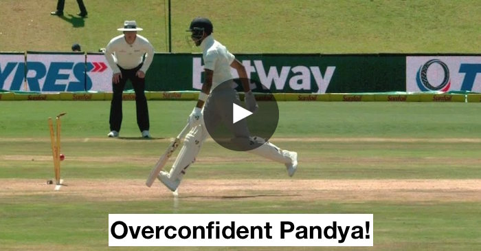 VIDEO: Hardik Pandya’s bizarre run-out on Day 3 of Centurion Test