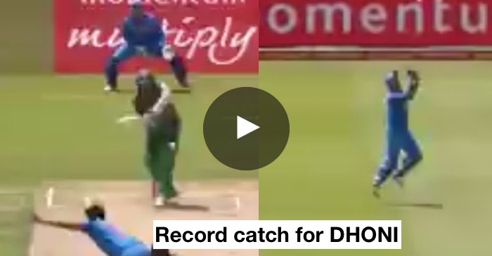 VIDEO: MS Dhoni completes 600 catches in International cricket