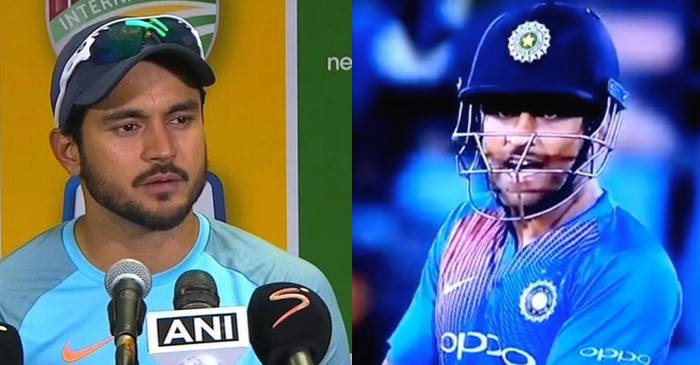 Manish Pandey’s comment on MS Dhoni leaves journalists in splits