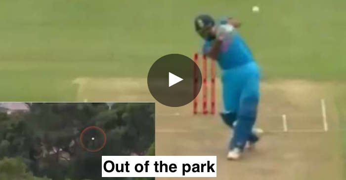 VIDEO: Rohit Sharma hits Kagiso Rabada out of the park in the 5th ODI