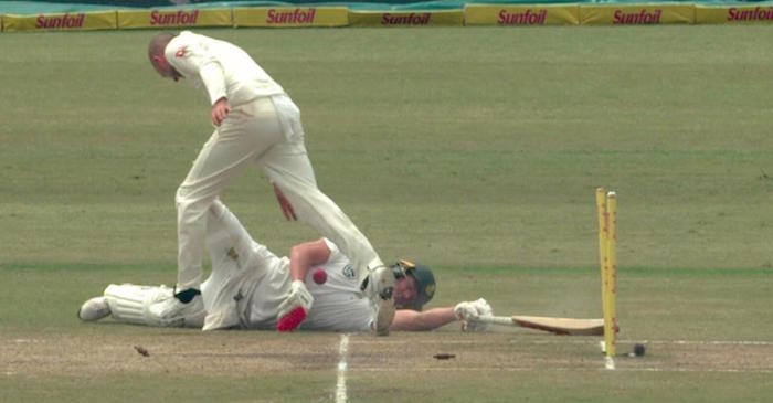 Twitterati criticizes Nathan Lyon’s sportsmanship after AB de Villiers run-out