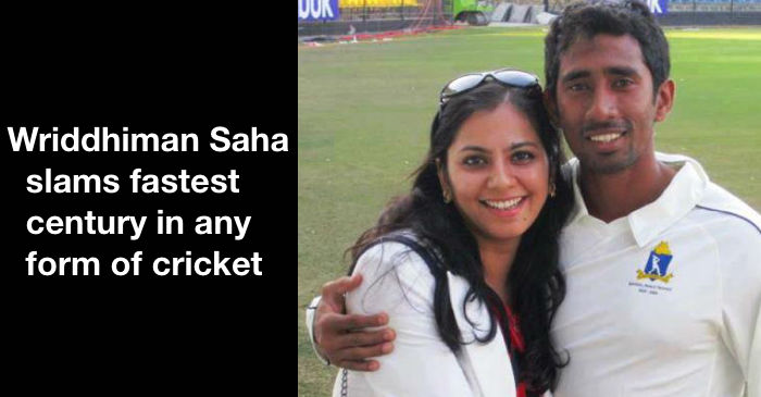 Wriddhiman Saha smashes 20-ball century