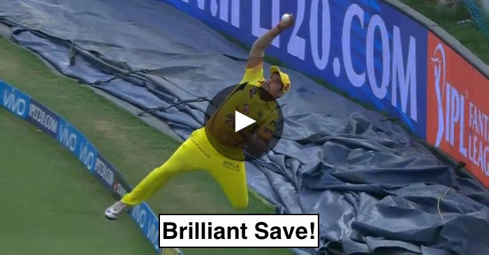 WATCH: Karn Sharma’s brilliance on the boundary to save a certain six