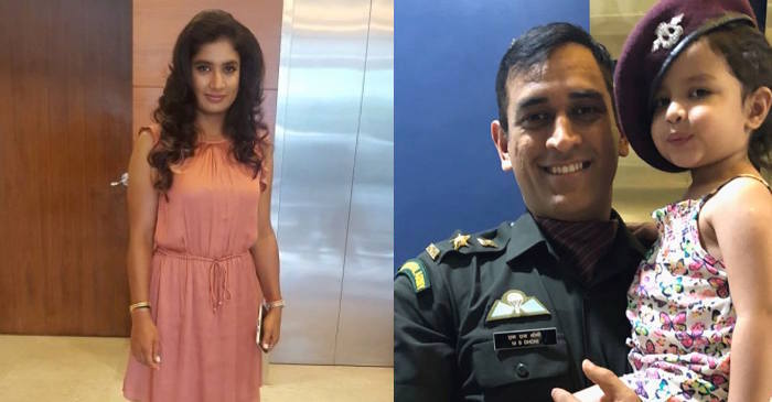 Mithali Raj congratulates MS Dhoni for Padma Bhushan award