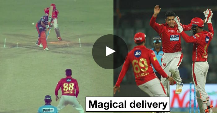 WATCH: Mujeeb Ur Rahman foxes Rishabh Pant off a magical delivery