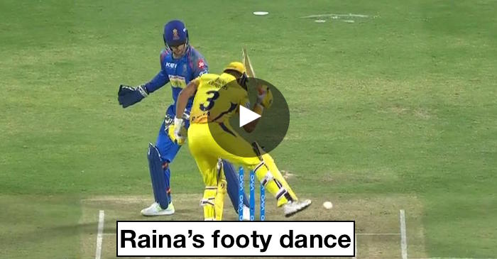 WATCH: Suresh Raina’s footy dance to save his wicket