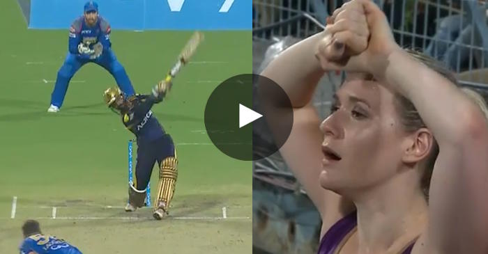 WATCH: KKR’s cheerleader’s reaction after Dinesh Karthik’s dismissal has gone viral